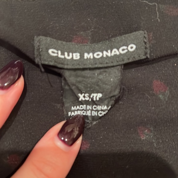Black wrap blouse from Club Monaco - Picture 3 of 3